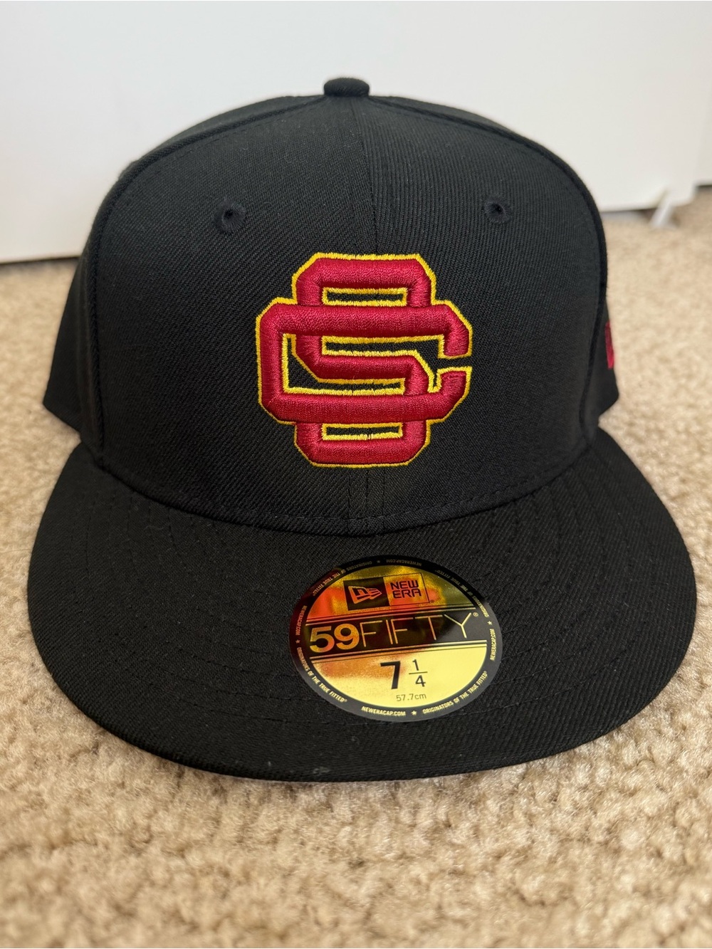 USC Trojans Baseball Logo Fitted New Era 59Fifty Hat